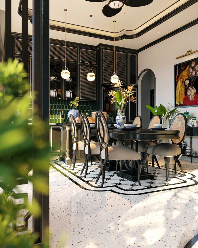 Biệt thự Indochine đẹp như viên ngọc quý giữa lòng phố biển - Hình 7 Biet thu Indochine dep nhu vien ngoc quy giua long pho bien-Hinh-7