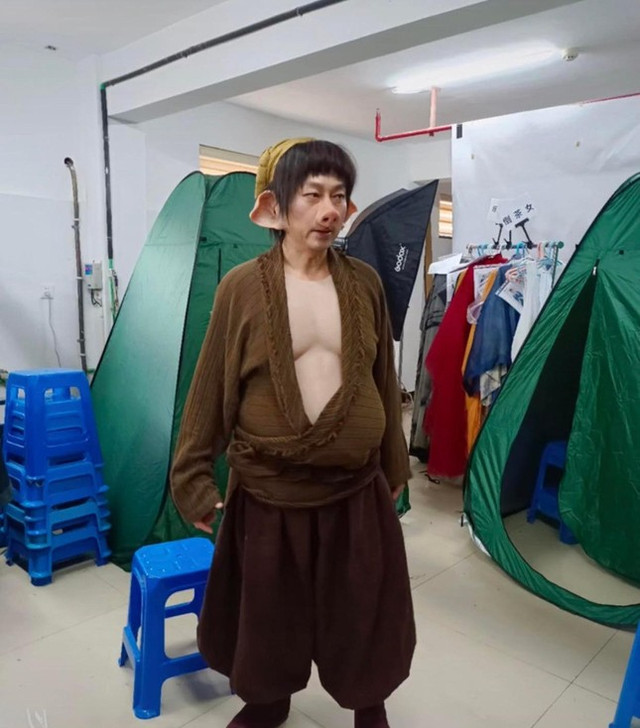 Quá trình hóa trang thành Trư Bát Giới - Hình 6 Qua trinh hoa trang thanh Tru Bat Gioi-Hinh-6