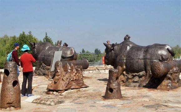 'Con trâu sắt sông Hoàng Hà' đã không gỉ hàng nghìn năm - Hình 4 'Con trau sat song Hoang Ha' da khong gi hang nghin nam-Hinh-4
