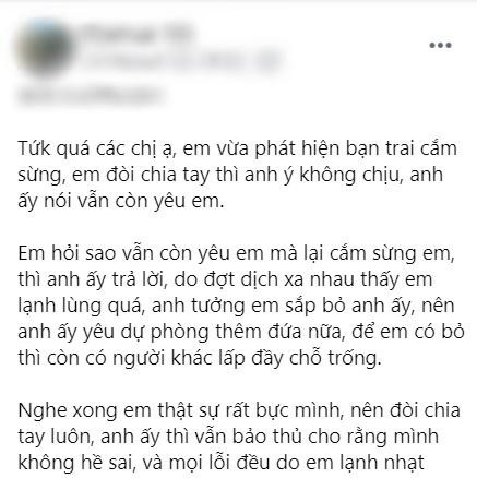 Người yêu “cắm sừng” với lý do xa cách cần có hàng dự phòng Nguoi yeu “cam sung” voi ly do xa cach can co hang du phong