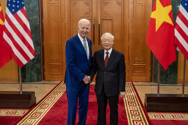 Tổng thống Joe Biden chia sẻ cảm xúc đặc biệt và đăng ảnh chụp cùng Tổng Bí thư Tong thong Joe Biden chia se cam xuc dac biet va dang anh chup cung Tong Bi thu