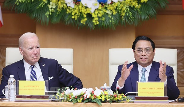Thủ tướng và Tổng thống Joe Biden dự Hội nghị cấp cao Việt Nam-Hoa Kỳ - Hình 3 Thu tuong va Tong thong Joe Biden du Hoi nghi cap cao Viet Nam-Hoa Ky-Hinh-3