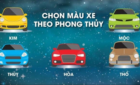 Mẹo chọn màu xe ô tô hợp phong thủy Meo chon mau xe o to hop phong thuy
