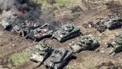 Trận đánh của Nga phá hủy danh tiếng của xe tăng Leopard 2 