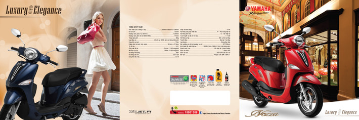 Xe vẫn sử dụng động cơ CVT 4 thì, 2 van, dung tích 115cc làm mát bằng không khí. Đây là thế hệ động cơ mới của Yamaha trang bị hệ thống phun xăng điện tử YMJET-Fi và ứng dụng công nghệ DiASil.