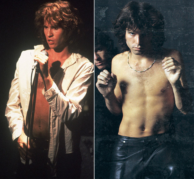 Val Kilmer khắc hoạ vô cùng chân thực hình ảnh ca sĩ huyền thoại Jim Morrison trong “The Doors” (1991).