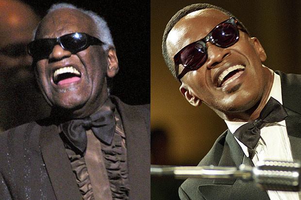Nam diễn viên Jamie Foxx đã rất thành công với vai diễn về ông hoàng nhạc jazz huyền thoại Ray Charles trong bộ phim Ray (2004).