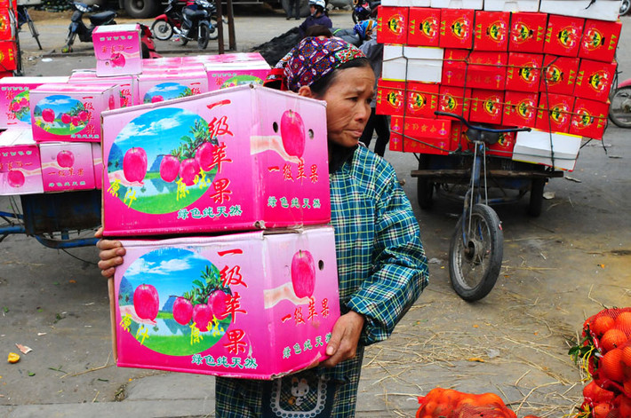 Các mặt hàng chủ lực xuất sang Trung Quốc là dưa hấu, thanh long, xoài, chuối, nhãn tươi ...