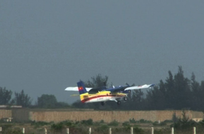 Thủy phi cơ DHC-6 cất cánh từ căn cứ Lữ đoàn 954. Trong khoảng nửa đầu năm 2014, DHC-6 đã thực hiện thành công việc hạ cánh xuống mặt nước, đường băng ở quần đảo Trường Sa. Gần đây nhất, DHC-6 đã thực hiện việc hạ cánh thành công xuống vùng biển miền Bắc.