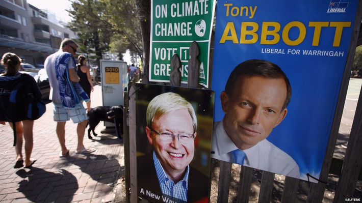 8. Ông Tony Abbott nhậm chức Thủ tướng Australia hồi tháng 9 sau khi liên minh Tự do-Quốc gia của ông giành chiến thắng trước Đảng Lao động cầm quyền.