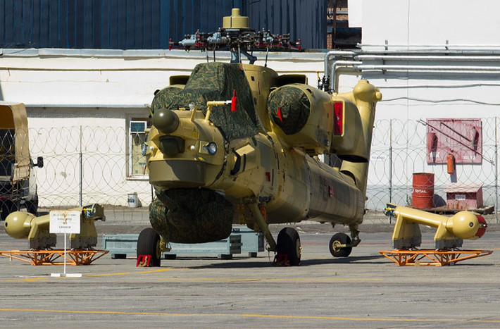 Cận cảnh một trong 3 chiếc Mi-28NE sắp được bàn giao cho Iraq.