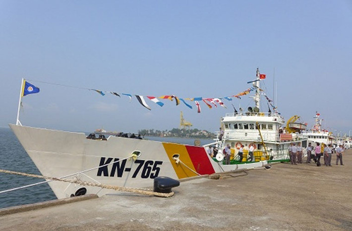Tàu kiểm ngư KN-765. Ảnh: ĐSPL