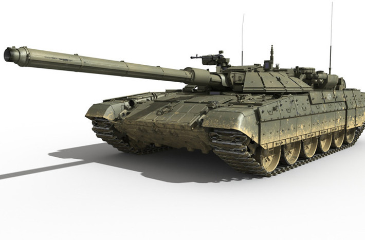 Trong ảnh là một trong những “thiết kế hình dạng Armata”, tác giả bức vẽ đồ họa này có lẽ chịu ảnh hưởng mạnh từ T-90 nên có thể thấy chiếc Armata này khá giống T-90. Tất nhiên, bên cạnh đó nó có vẻ hầm hồ hơn so với T-90 ở nòng pháo, tháp pháo.