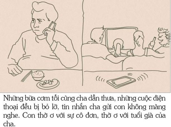 Thông điệp mà tác giả muốn hướng đến đó là với những ai còn cha mẹ phải biết trân trọng, nâng niu.