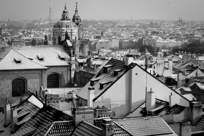 Vẻ đẹp trầm lặng của thủ đô Prague, Cộng hòa Czech mùa đông.