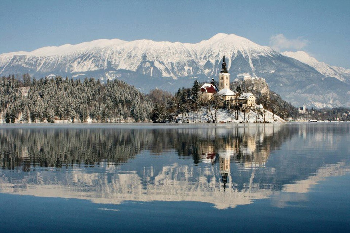 Hồ Bled, Slovenia đẹp hút hồn.