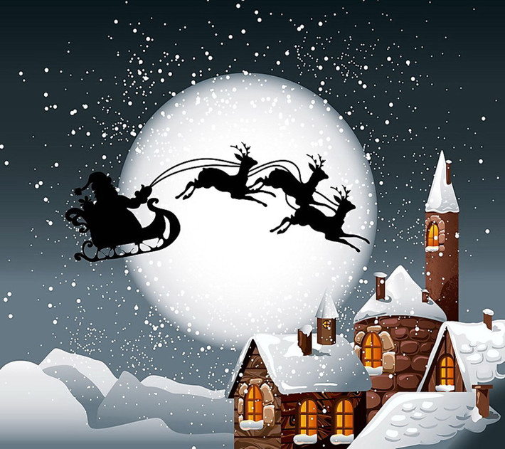 Xe trượt tuyết của ông già Noel phải mang một lượng lớn quà trên mình, tăng thêm phức tạp cho vấn đề. Giả sử mỗi đứa trẻ nhận được một món quà có trọng lượng không quá 0,9kg, cỗ xe tuần lộc vẫn sẽ nặng hơn 320.000 tấn, chỉ kém một chút trọng lượng của tòa nhà Empire State (một tòa nhà 102 tầng tại giao điểm của Đại lộ 5 và Phố 34 Wall Street Thành phố New York, Mỹ) nặng 370.000 tấn.