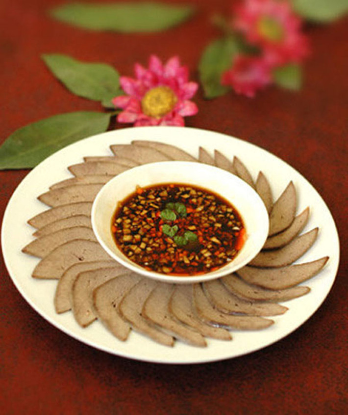Gan luộc.