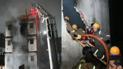 Cháy nhà 4 tầng ở Ấn Độ, gia đình 5 người tử vong thương tâm