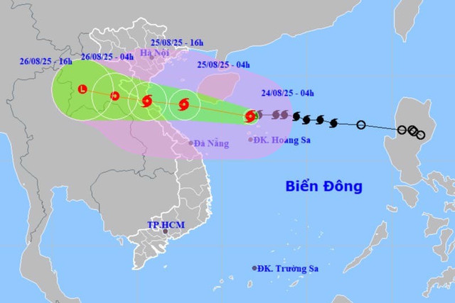 Hướng di chuyển của bão số 5 sáng 24/8. 89f0c923-5ee6-492e-98fc-5adf4a9eb064.jpg