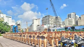Hà Nội tiếp nhận 655 cán bộ, chiến sĩ CSGT phục vụ Đại lễ A80