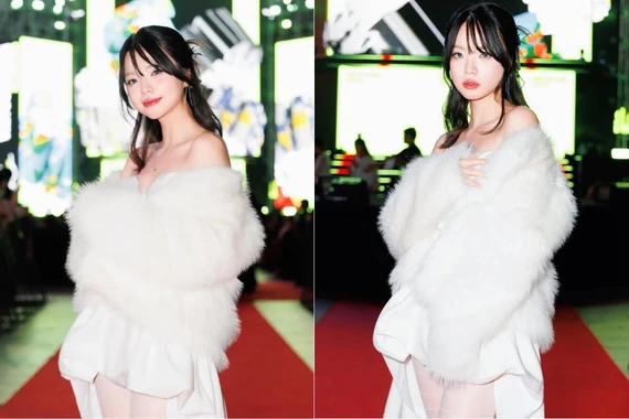 Streamer Du Phong Linh xuất hiện lộng lẫy chiếm trọn ánh nhìn người hâm mộ