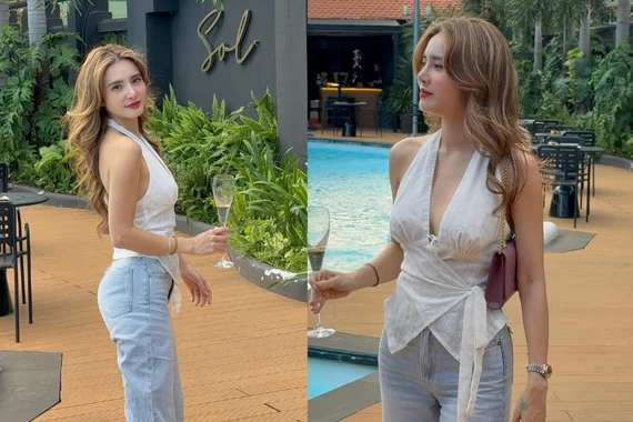 Em gái Công Vinh giao diện quý cô thanh lịch, body miễn chê