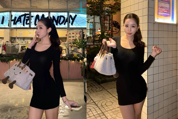 Tammy Phạm diện váy body ôm sát, tận hưởng từng khoảnh khắc khép lại 2025