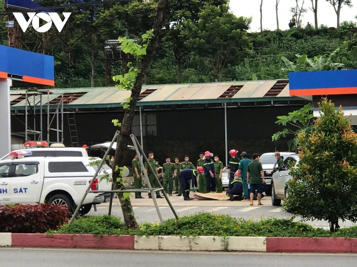 Hiện trường vụ việc.