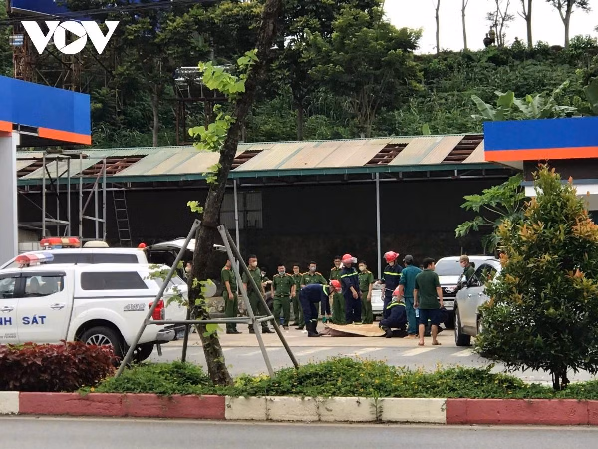 Hiện trường vụ việc.