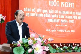 Huế công bố danh sách 53 người trúng cử HĐND Thành phố