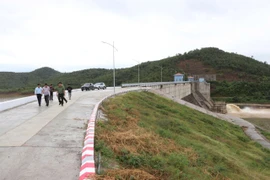 Hồ chứa nước Sông Than đã được khắc phục sự cố nứt bê tông, thấm nước