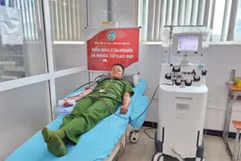 Đại úy Công an xã Quảng Phú vượt 70 km hiến tiểu cầu cứu bệnh nhân hiểm nghèo