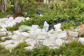 Ninh Thuận: Phát hiện hàng trăm viên trắng lạ đổ trái phép 