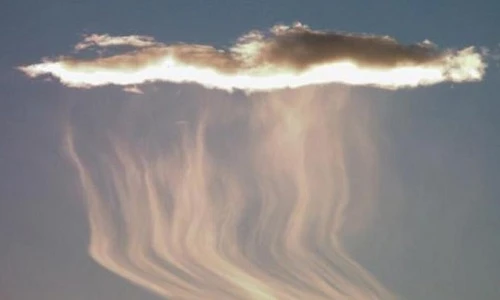 Đẹp mê hồn những đám mây hình con sứa trên trời xanh