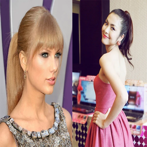 Sao “mê mẩn” tóc đuôi ngựa