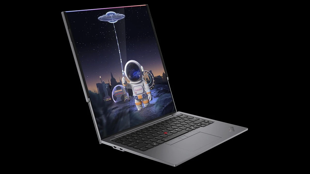 Cận cảnh ThinkPad Rollable XD, laptop tự “cao” thêm 2.6 inch 