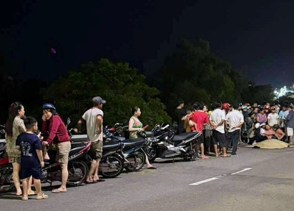 Hiện trường vụ tai nạn giao thông. Ảnh CTV tv.jpg