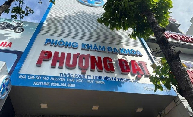 Phòng khám đa khoa Phượng Đạt. Ảnh CTV pk.jpg