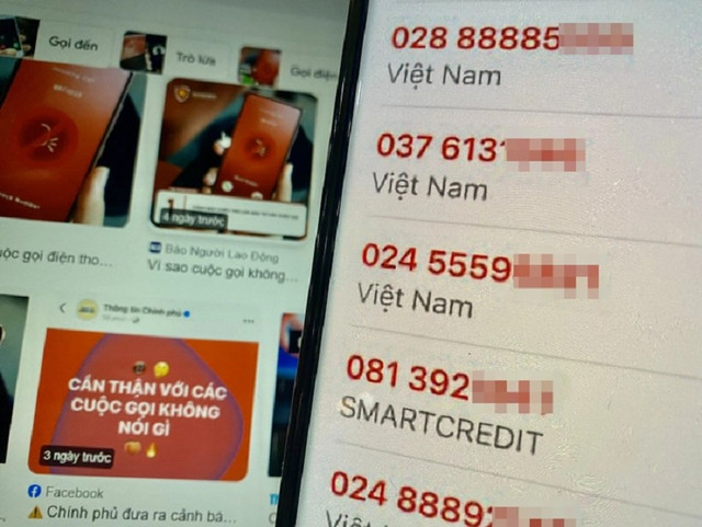 Nhiều người tỏ ra hoang mang trước các cuộc gọi nháy máy từ các đầu số 022, 024, 028...(Ảnh minh họa). 1.png