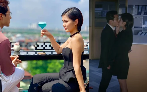 Vẻ gợi cảm mỹ nhân cưỡng hôn Thanh Sơn “Tình yêu và tham vọng“