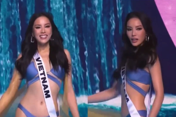 Kỳ Duyên diện bikini bốc lửa trong chung kết Miss Universe 2024