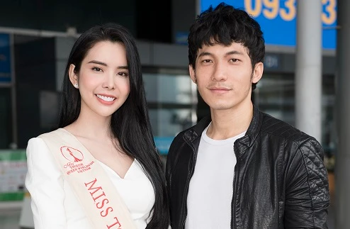 Liên Bỉnh Phát tiễn Huỳnh Vy đi thi Miss Tourism Queen Worldwide