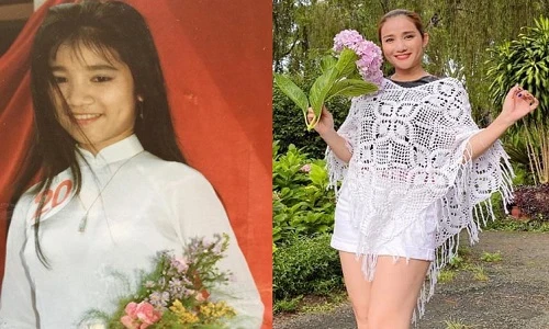 Ảnh thời trẻ của MC Cát Tường chứng minh “sắc nước hương trời“