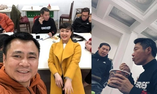 Hậu trường tập luyện Táo quân 2021 giữa trời lạnh căm căm