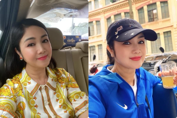 NSND Thu Hà trẻ đẹp rạng rỡ ở tuổi 56