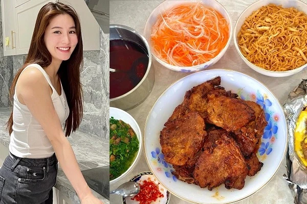 Diễm My chia sẻ bí kíp nấu món cơm tấm, vừa đẹp lại ngon