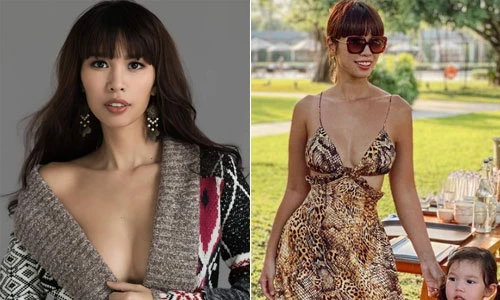 Muôn kiểu khoe vóc dáng gợi cảm của siêu mẫu Hà Anh 