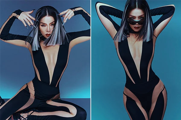 Lệ Quyên nửa kín nửa hở khoe body vạn người mê