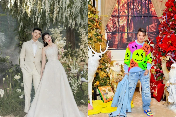 Midu “xả kho” ảnh cưới, Đàm Vĩnh Hưng đăng ảnh Giáng sinh giữa hè